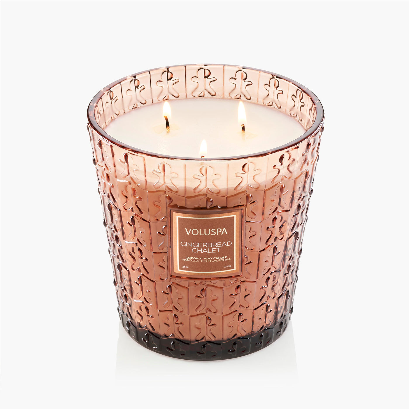 Voluspa 3-Docht Duftkerze Gingerbread Chalet | 1.077 g