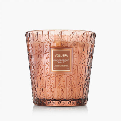 Voluspa 3-Docht Duftkerze Gingerbread Chalet | 1.077 g