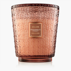 Voluspa 5 Wick Hearth Scented Candle Gingerbread Chalet | 3.5 kg