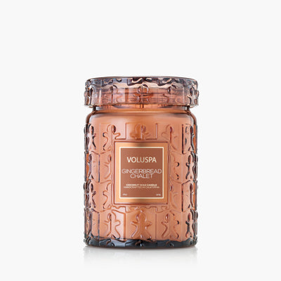 Voluspa Duftkerze Gingerbread Chalet | Large Jar