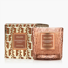 Voluspa Scented Candle Gingerbread Chalet | Luxe Classic