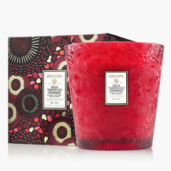 Voluspa Bougie Parfumée À Trois Mèches Goji Tarocco Orange | 1.077 g
