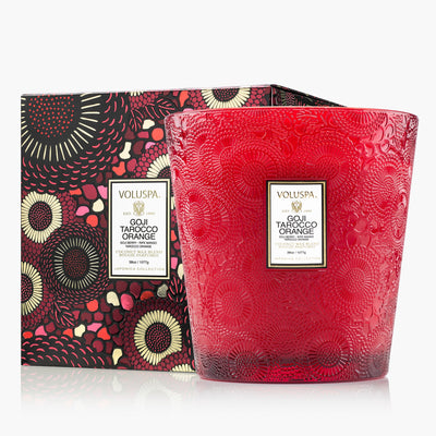 Voluspa 3-Docht Duftkerze Goji Tarocco Orange | 1.077 g
