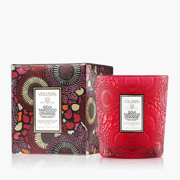 Voluspa Scented Candle Goji Tarocco Orange | Classic