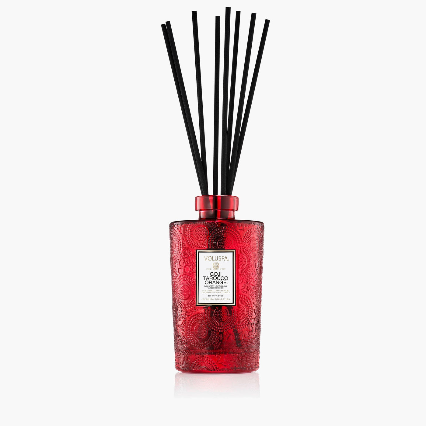 Voluspa Luxe Raumduft Goji Tarocco Orange | Diffuser mit Duftstäbchen 500 ml