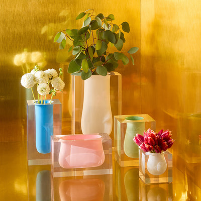 Jonathan Adler Vase Bel Air Mini Scoop | Cobalt