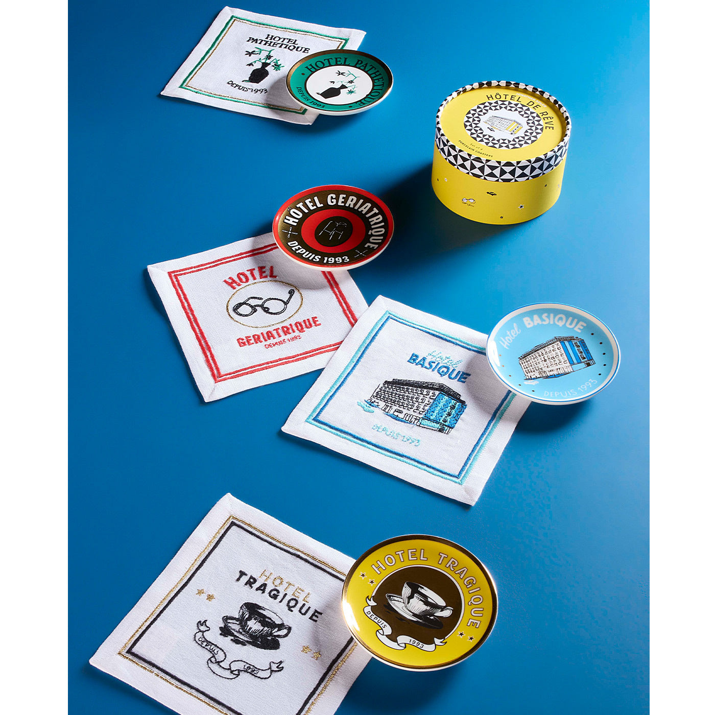 Jonathan Adler Untersetzer Hôtel De Rêve Coasters