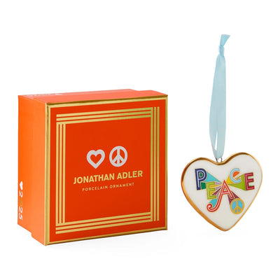 Jonathan Adler Weihnachtsbaumanhänger Ornament Peace & Love