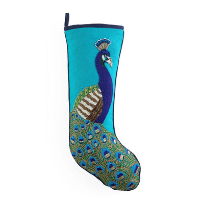 Jonathan Adler Weihnachtsstrumpf Peacock Stocking