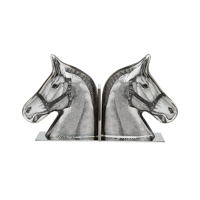 Jonathan Adler Acryl Buchstützen Horse Pferdekopf | 2-teilig