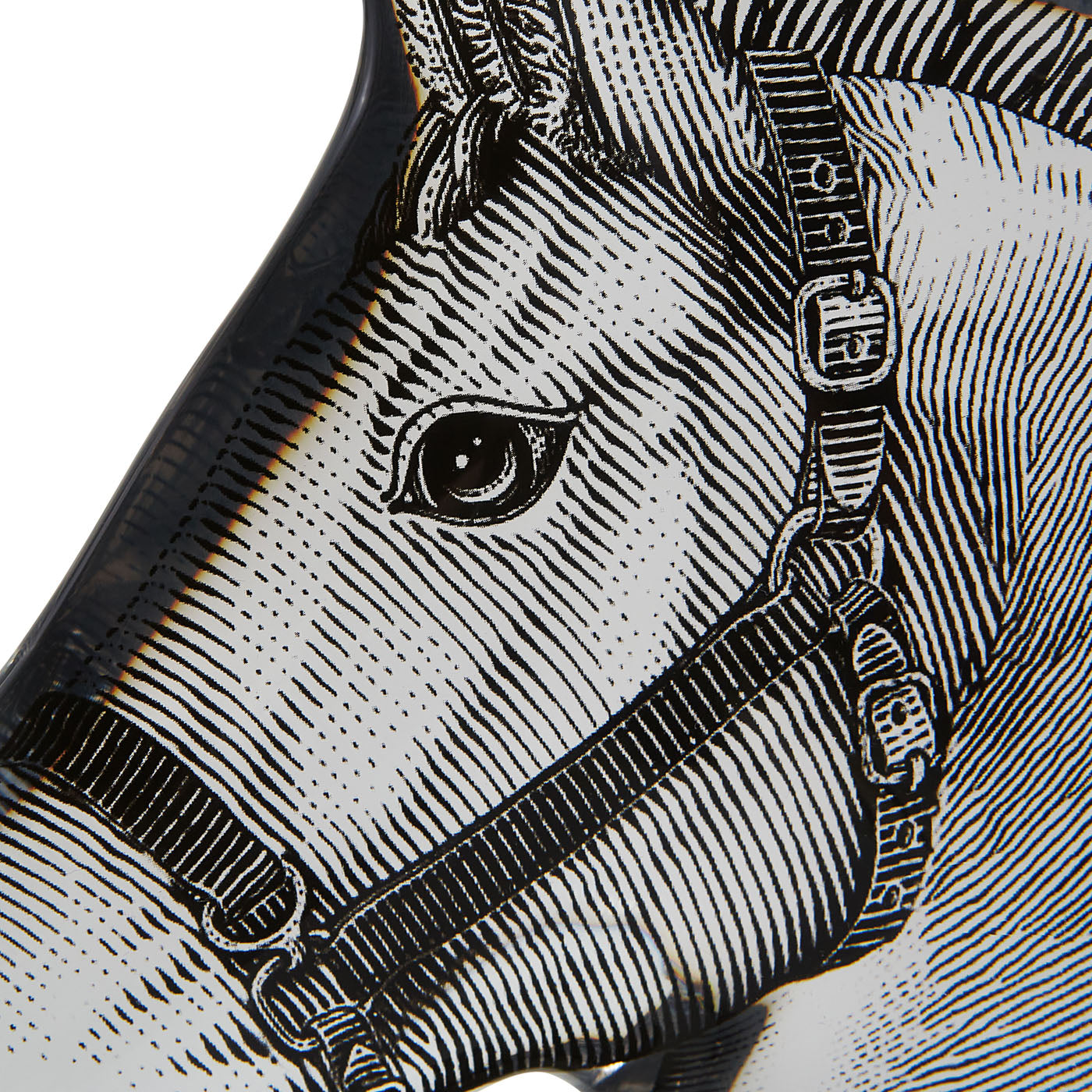 Jonathan Adler Acryl Buchstützen Horse Pferdekopf | 2-teilig