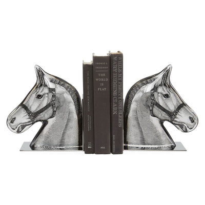 Jonathan Adler Acryl Buchstützen Horse Pferdekopf | 2-teilig