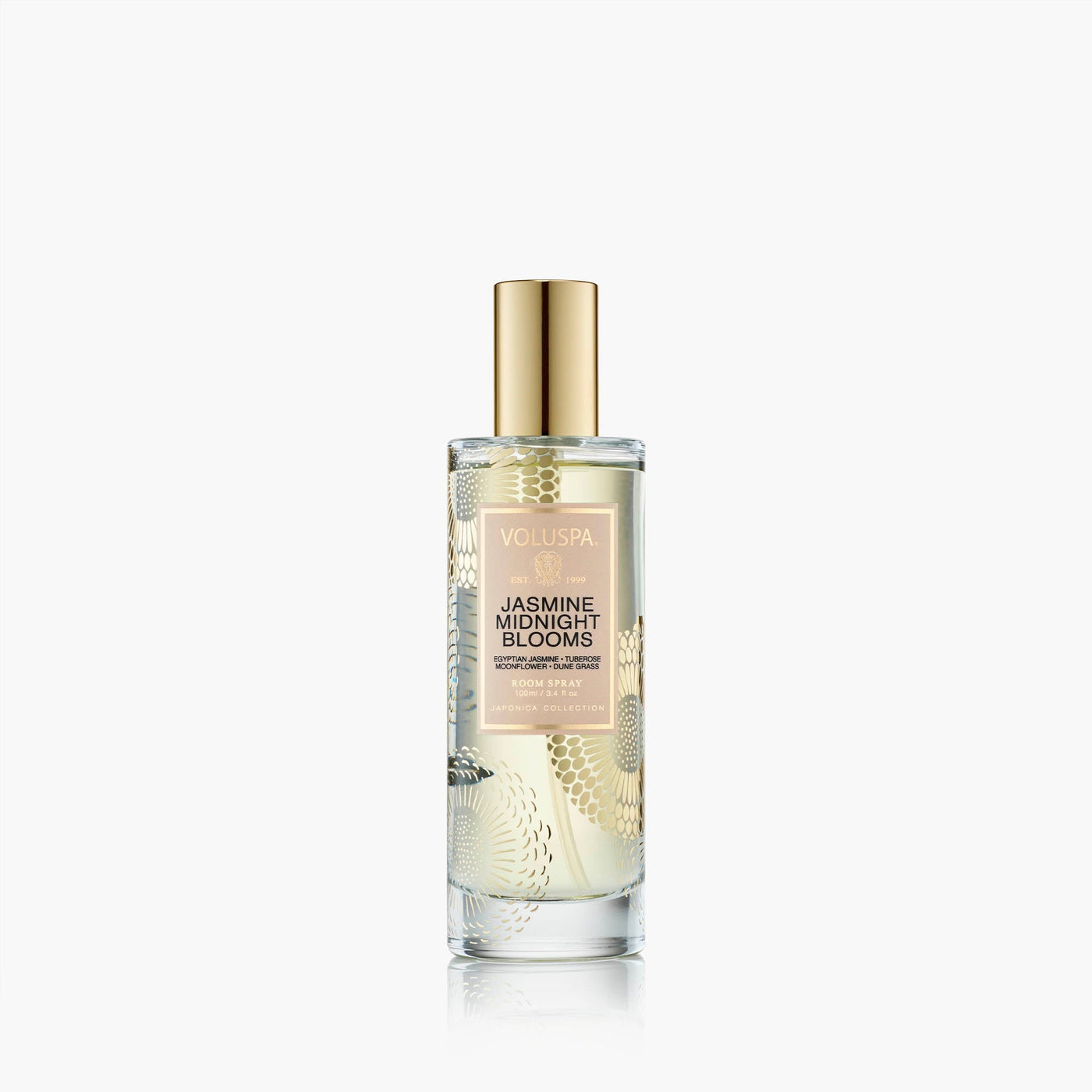 Voluspa Raumspray Jasmine Midnight Blooms im edlen Glasflakon