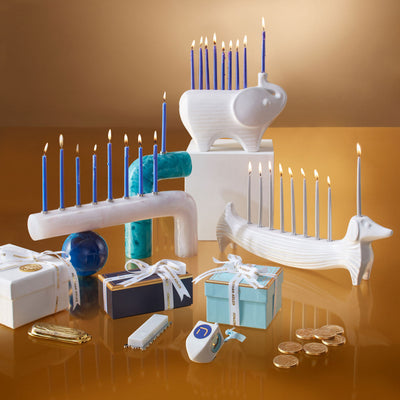 Jonathan Adler Menorah Kerzenständer Elephant aus Keramik