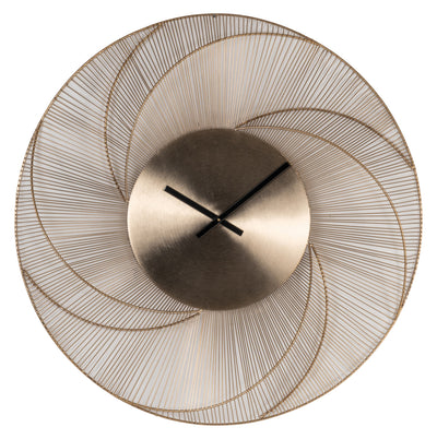 Richmond Interiors runde Wanduhr Denver | Gold