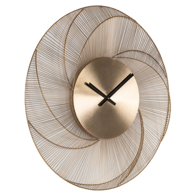 Richmond Interiors runde Wanduhr Denver | Gold