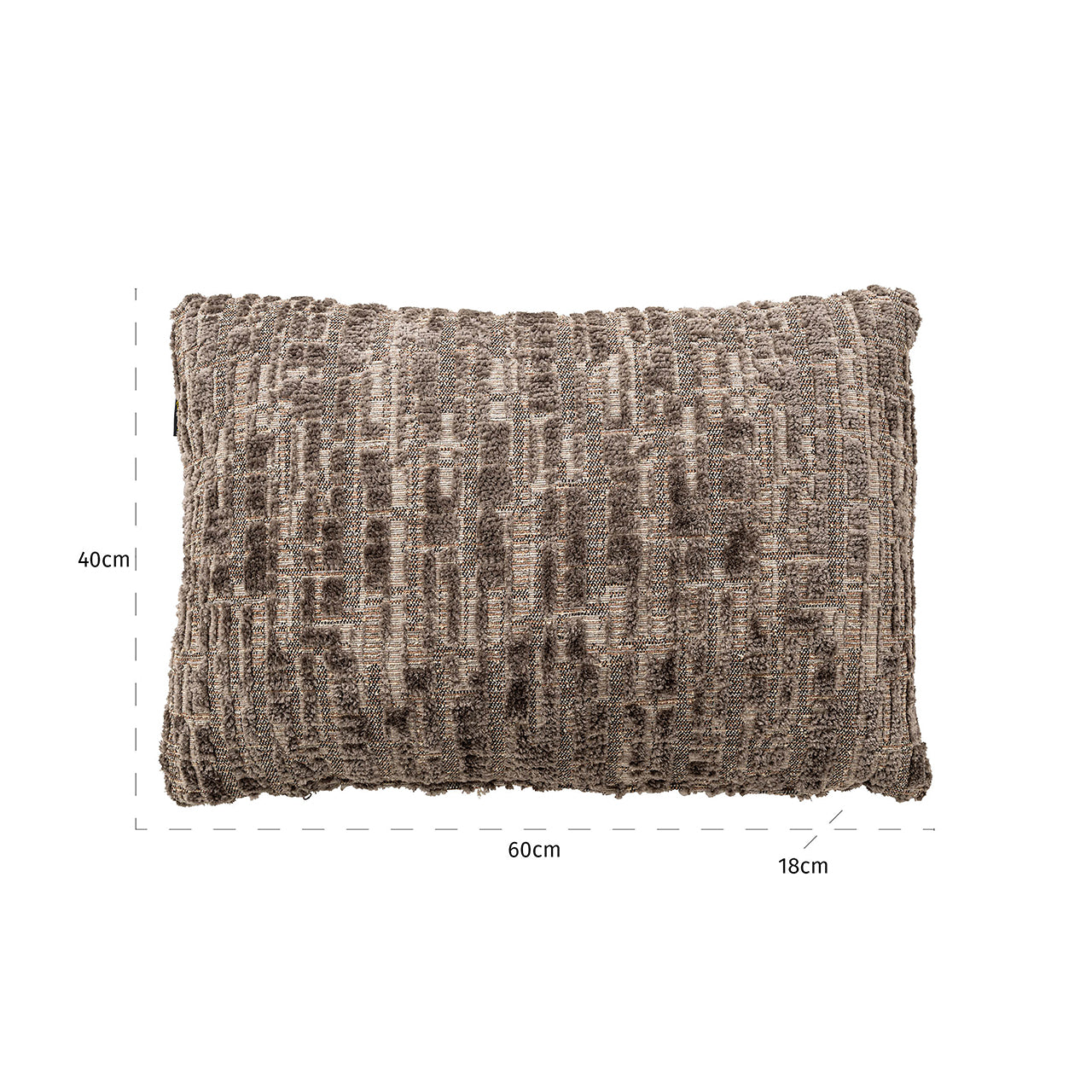 Richmond Interiors Kissen Olin greige | 40x60 cm