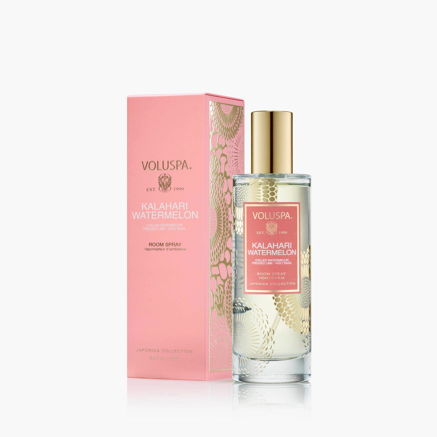 Voluspa Raumspray Kalahari Watermelon im edlen Glasflakon