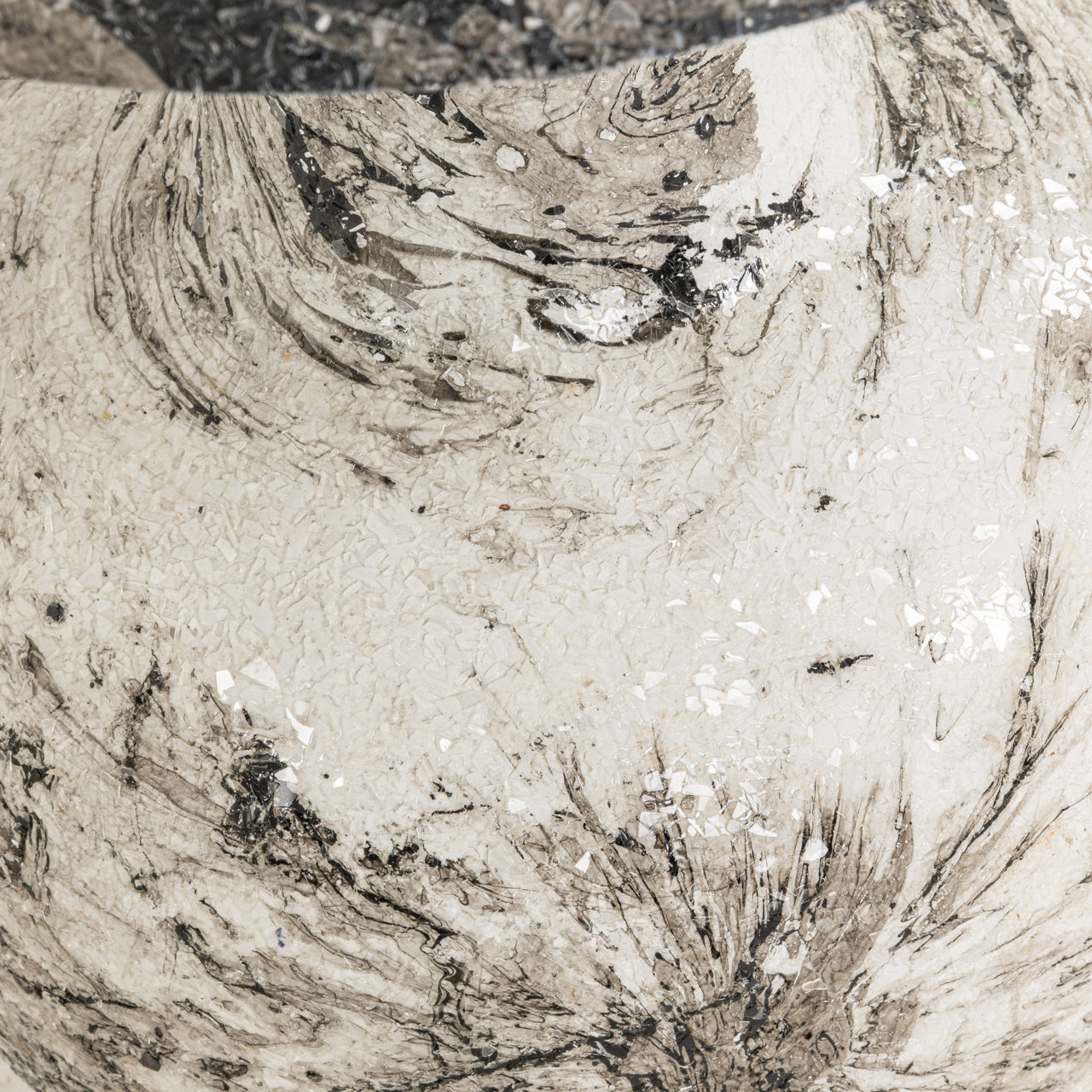 Richmond Interiors Tischlampe Cecile | Schwarz-Weiß