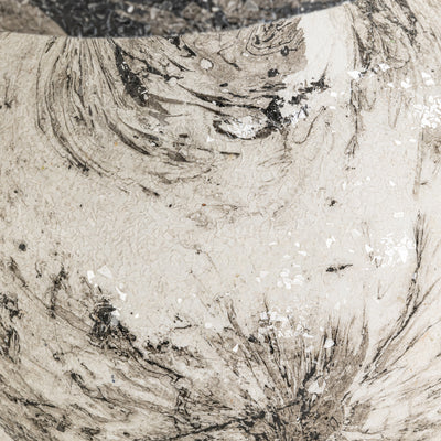 Richmond Interiors Tischlampe Cecile | Schwarz-Weiß