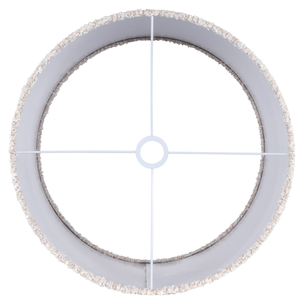 Richmond Interiors runder Lampenschirm Marly cream | ø 40 cm