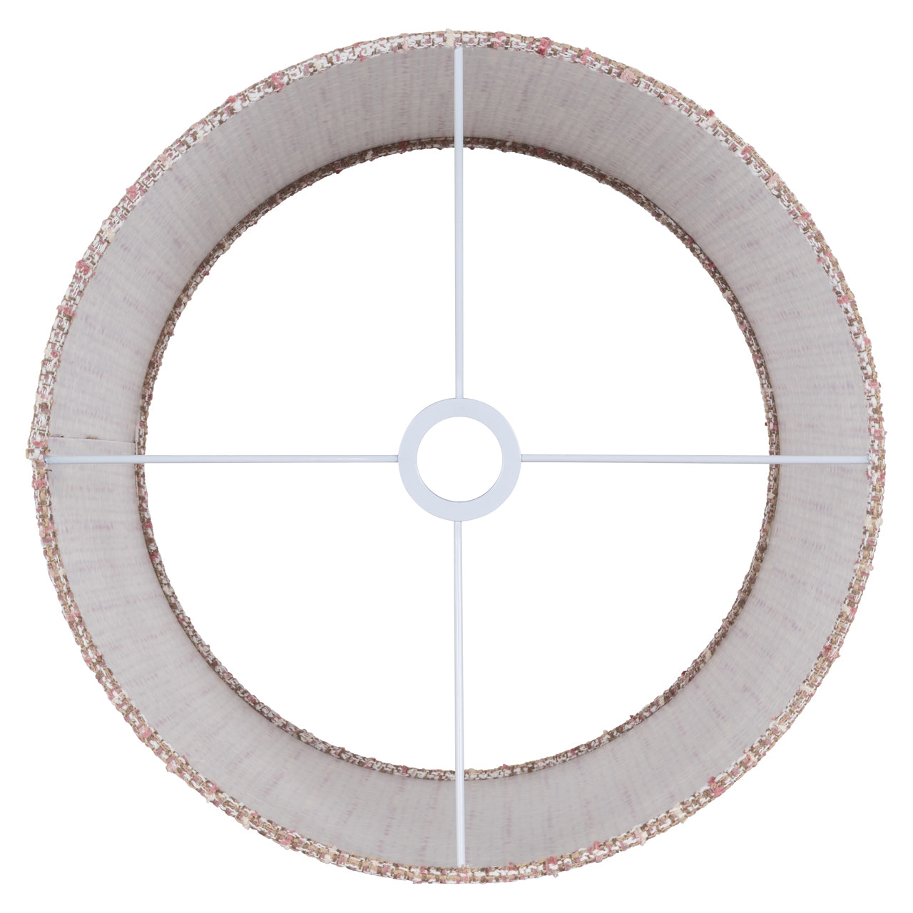 Richmond Interiors runder Lampenschirm Live ø 40 cm | Rosé