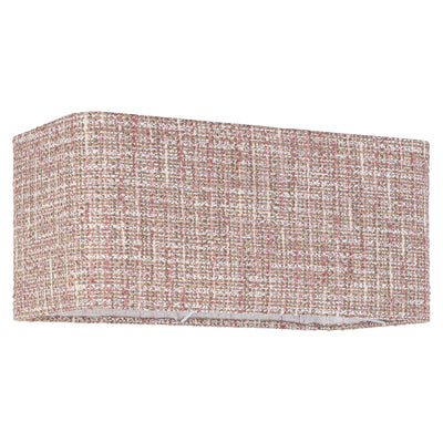 Richmond Interiors rechteckiger Lampenschirm Live Rosé | 55x25 cm