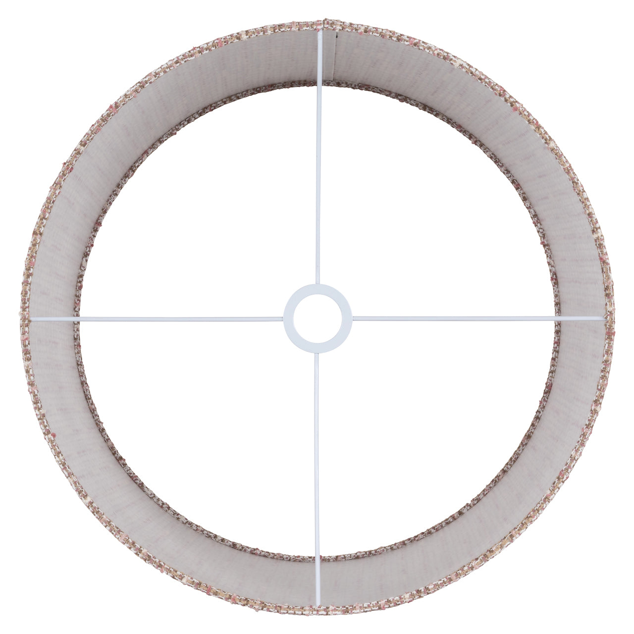 Richmond Interiors runder Lampenschirm Live ø 50 cm | Rosé