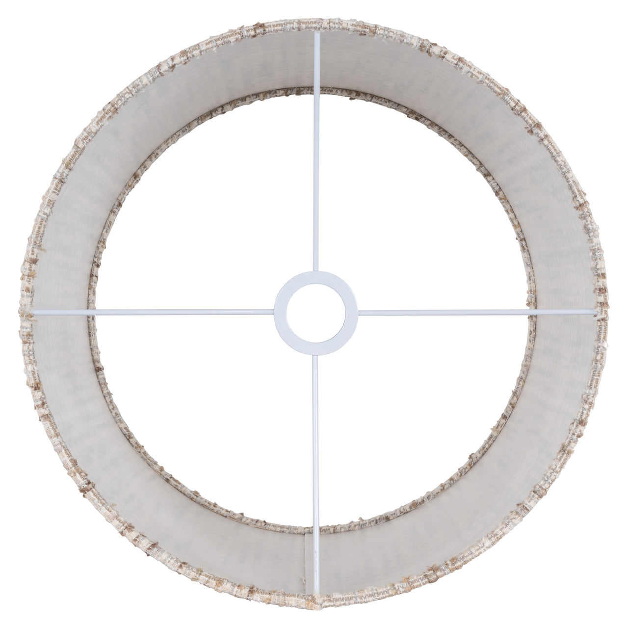 Richmond Interiors runder Lampenschirm Filou cream | ø 40 cm