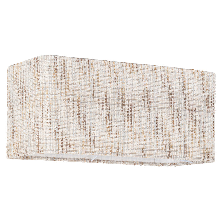 Richmond Interiors rechteckiger Lampenschirm Filou cream | 55x25 cm