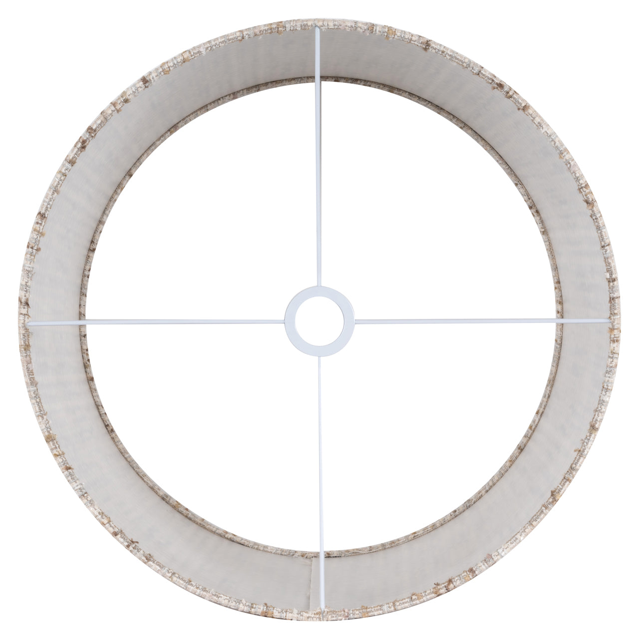 Richmond Interiors runder Lampenschirm Filou cream | ø 50 cm