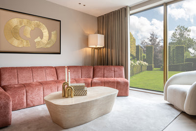 Richmond Interiors Couchtisch Fictus Travertin | 125x80 cm