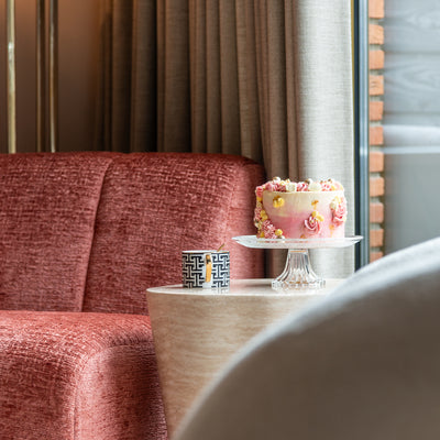 Richmond Interiors Beistelltisch Fictus Travertin