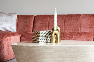 Richmond Interiors Couchtisch Fictus Travertin | 125x80 cm