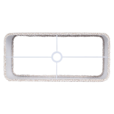 Richmond Interiors rechteckiger Lampenschirm Marly cream | 55x25 cm