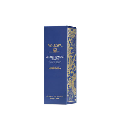 Voluspa Raumspray Mediterranean Lemon im edlen Glasflakon