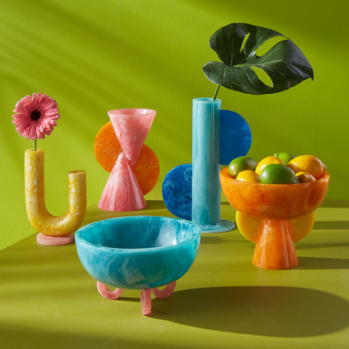 Jonathan Adler Vase Como Cylinder | Blau