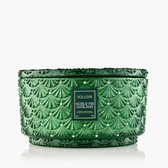 Voluspa 5 Wick Hearth Scented Candle Noble Fir Garland Centerpiece | 1.8 kg