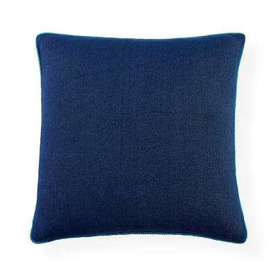 Jonathan Adler Kissen Pompidou Blue Border | 55x55 cm