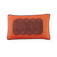 Jonathan Adler Kissen Pompidou Tangerine Path | 50x30 cm