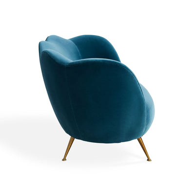 Jonathan Adler Ripple Apartment Sofa | Varese Petrol