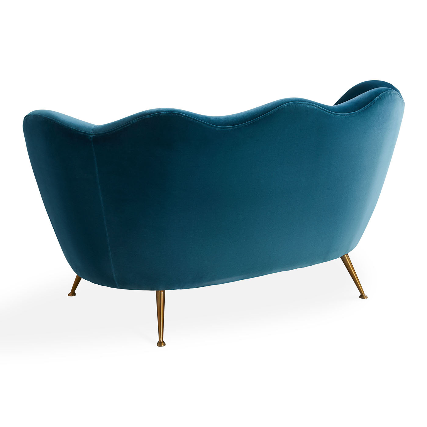 Jonathan Adler Ripple Apartment Sofa | Varese Petrol