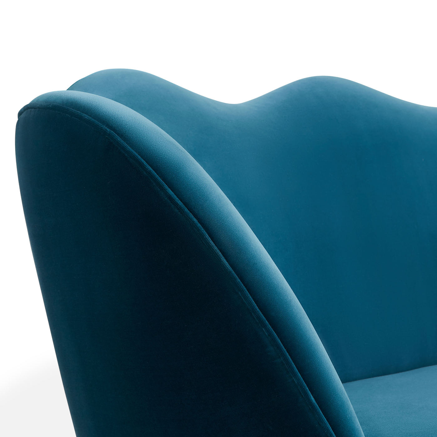 Jonathan Adler Ripple Apartment Sofa | Varese Petrol