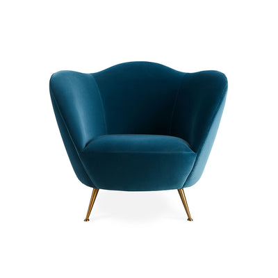 Jonathan Adler Sessel & Loungechair Ripple | Varese Petrol