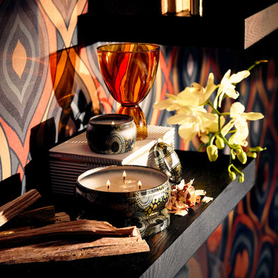 Voluspa Duftkerze Baltic Amber | Minidose mit Deckel