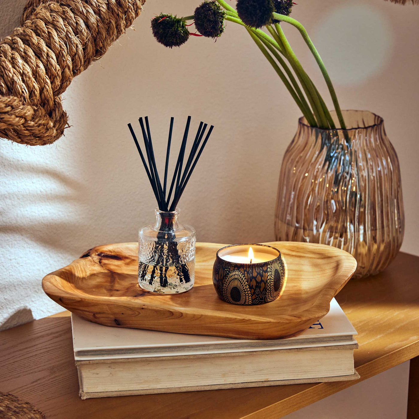 Voluspa Raumduft Baltic Amber | Diffuser mit Duftstäbchen