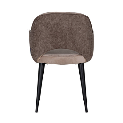 Richmond Interiors Giovanna Velvet Arm Chair | Khaki &amp; Stone