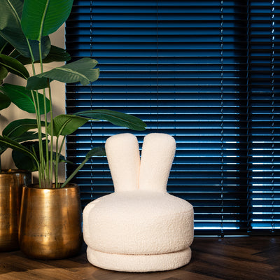 Richmond Interiors Teddy-Kindersessel Bunny | Weiß