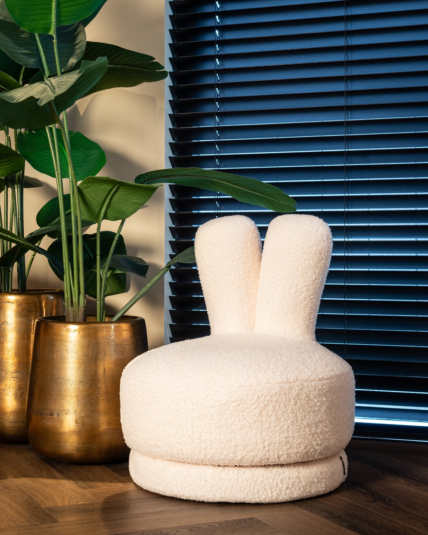 Richmond Interiors Teddy-Kindersessel Bunny | Weiß