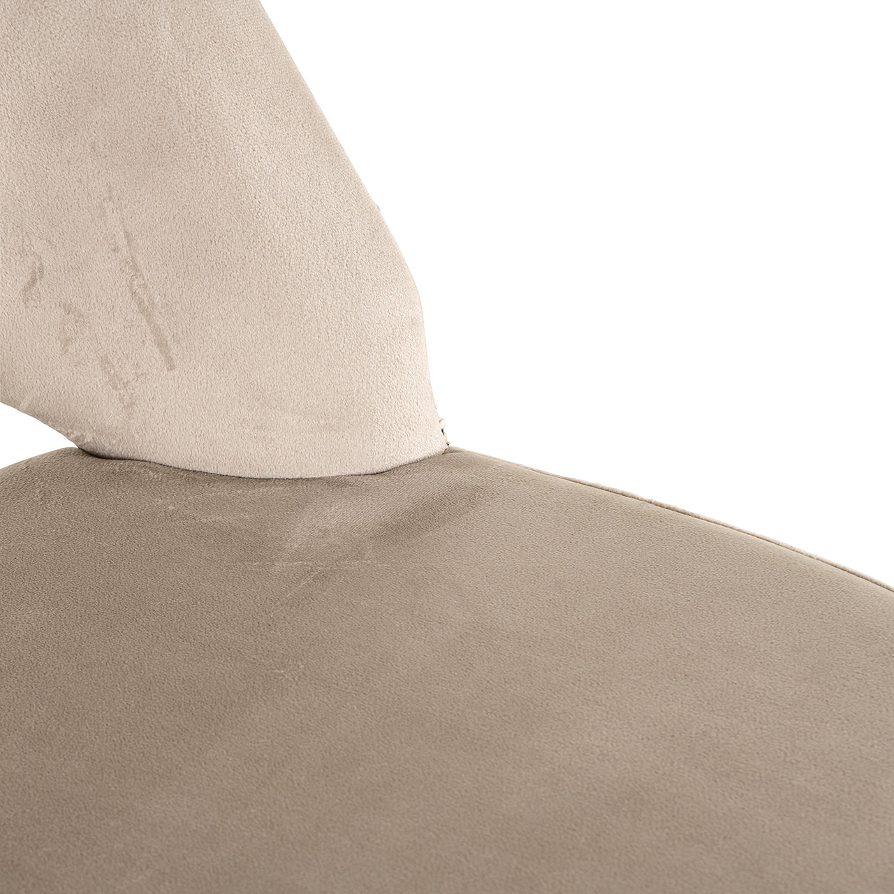 Richmond Interiors Samt-Barhocker Tabitha | Nature & Khaki